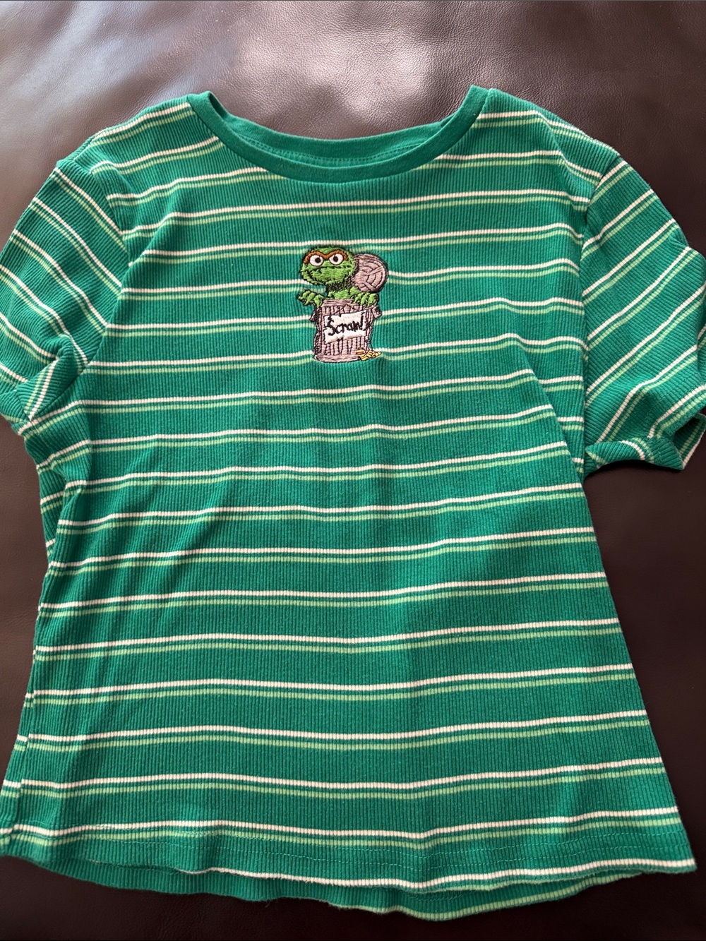 Kids Oscar the Grouch Ribbed Tee
